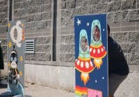 Photo of Aliens Photo Booth at the 2016 Powell Street Festival by Kristin Fuchihara