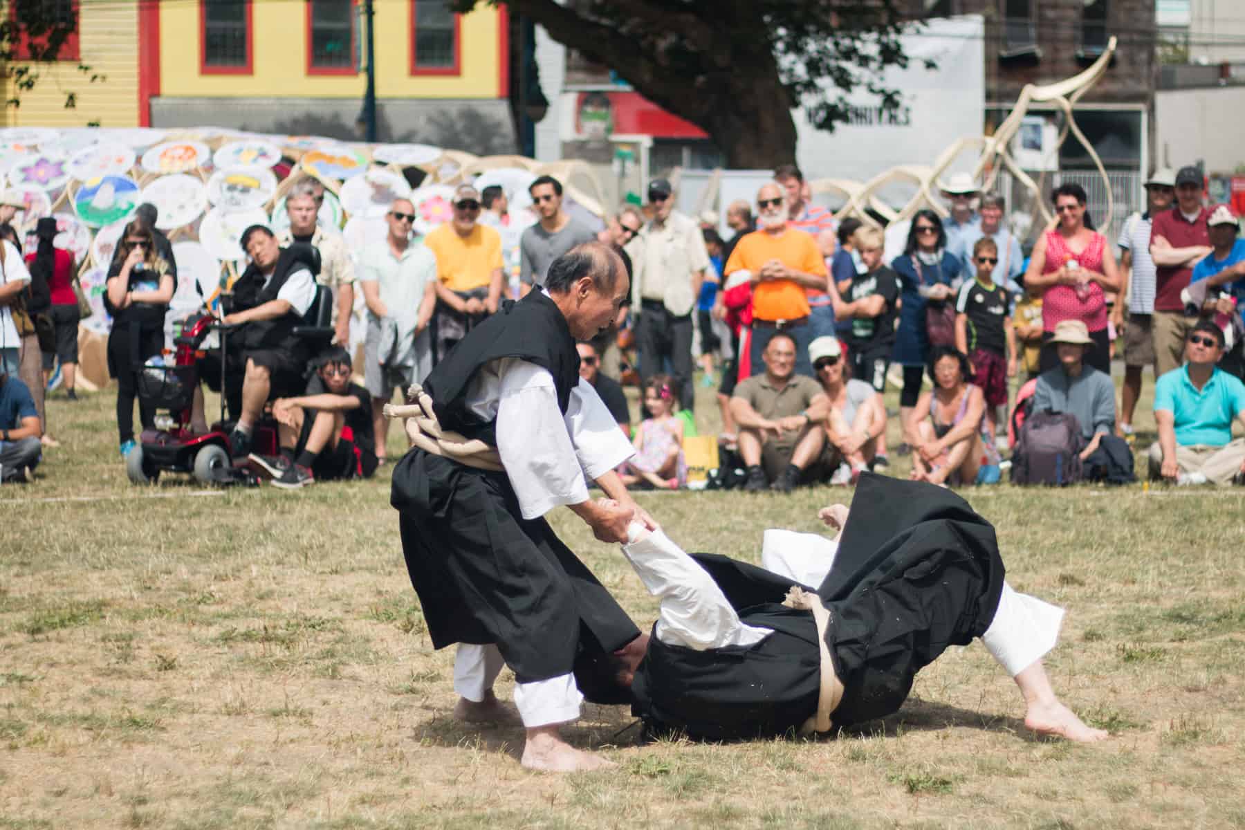 Photo of Shorinji Kempo at the 2016 Powell Street Festival by Kritstin Fuchihara
